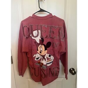 Disney EPCOT FESTIVAL MINNIE MOUSE QUEEN OF CUISINE Pink Spirit Jersey XS Travel